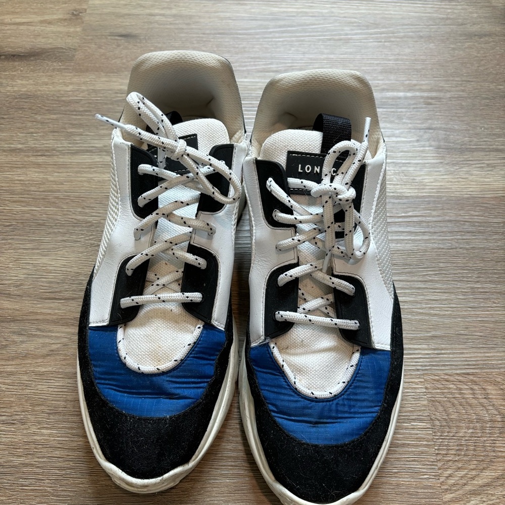 Longchamp Black and Blue Sneakers Sporty Design